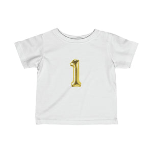 Gold Balloon Milestone T-Shirt, 1