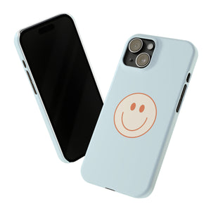 Slim Smile Phone Case in Blue