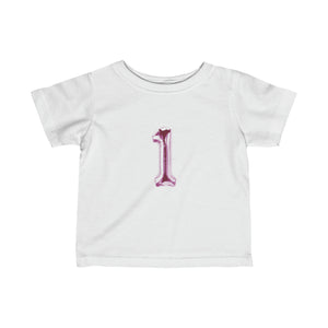 Pink Balloon Milestone T-Shirt, 1