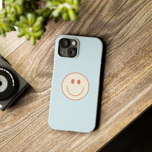 Slim Smile Phone Case in Blue