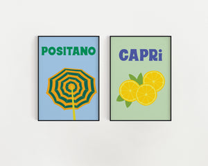 Capri Print in Mint