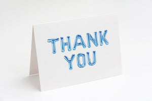 'Thank You' Balloon Card Set
