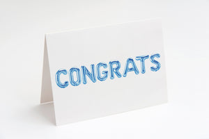 'Congrats' Balloon Card Set