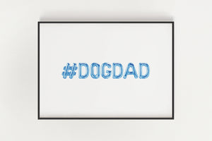 #DogDad Balloon Print in Blue