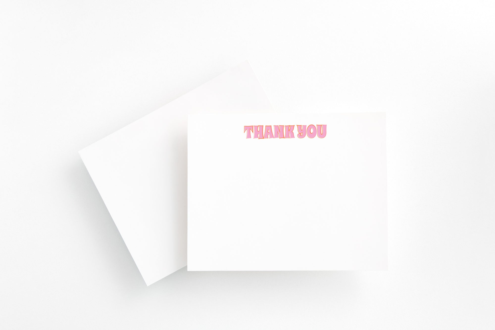 'Thank You' Groovy Sunset Note Set