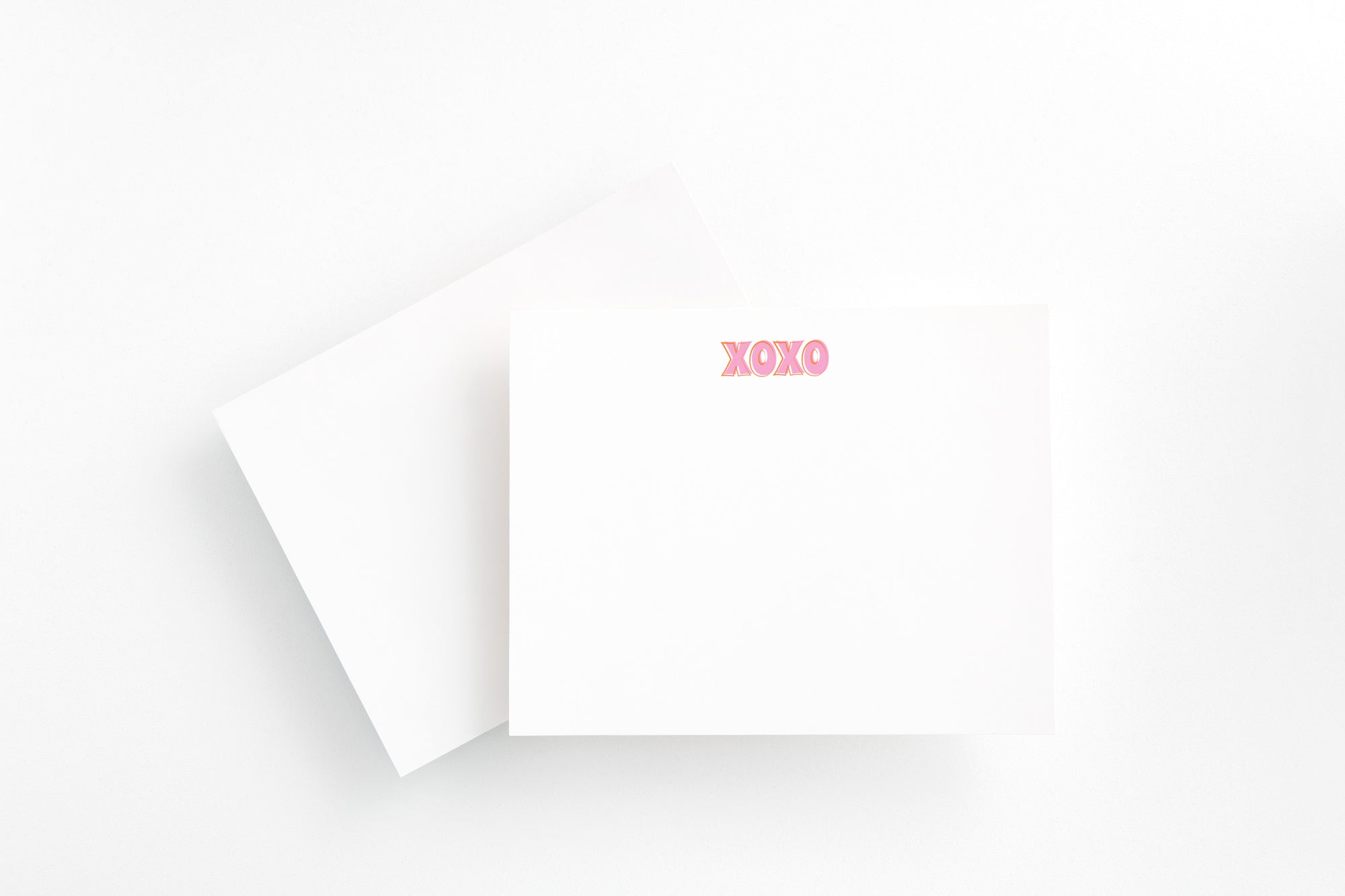 'XOXO' Groovy Sunset Note Set
