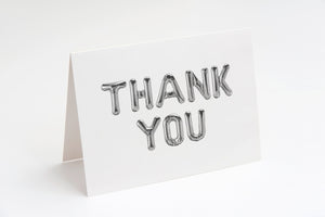 'Thank You' Balloon Card Set