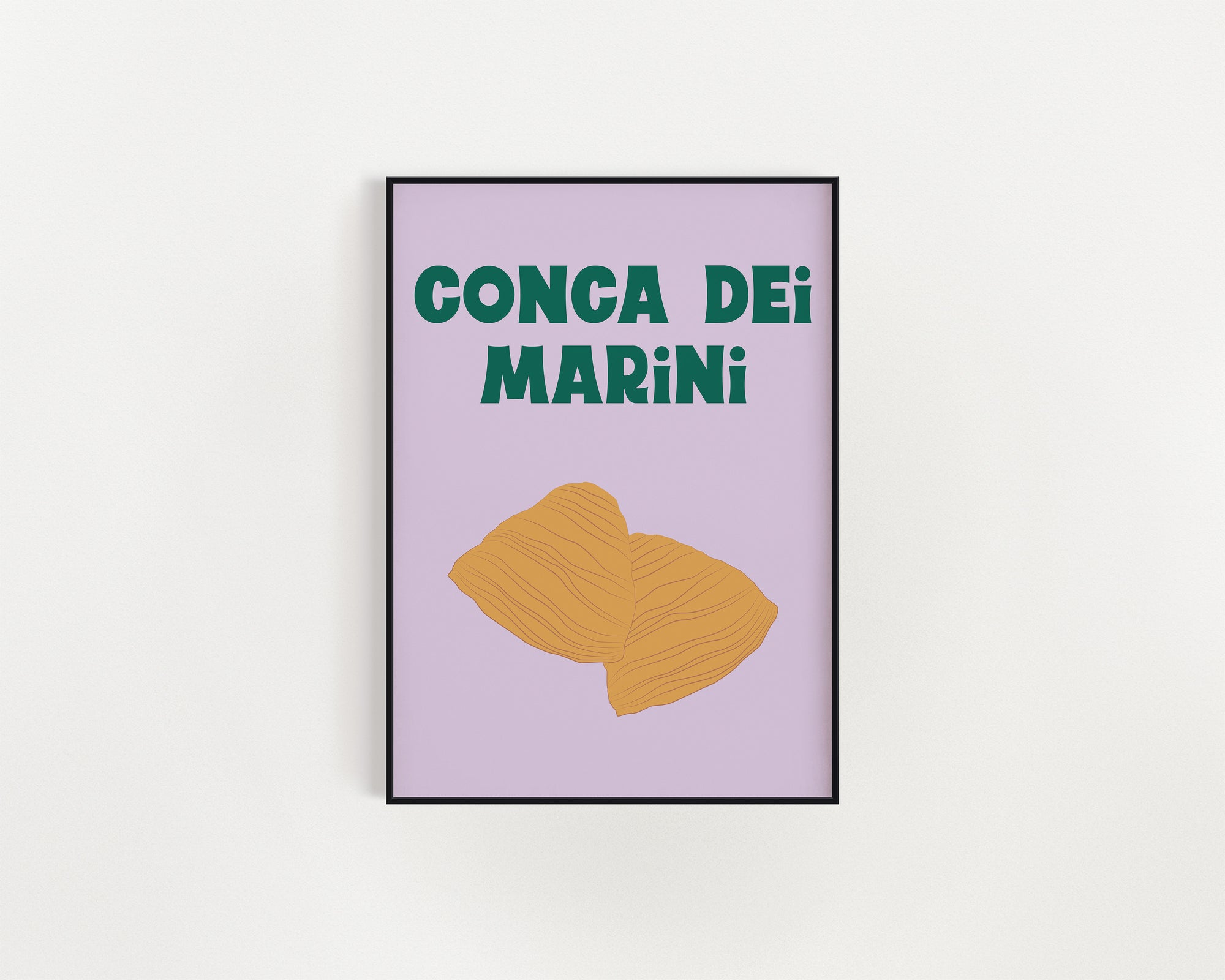 Conca Dei Marini Print in Lavender