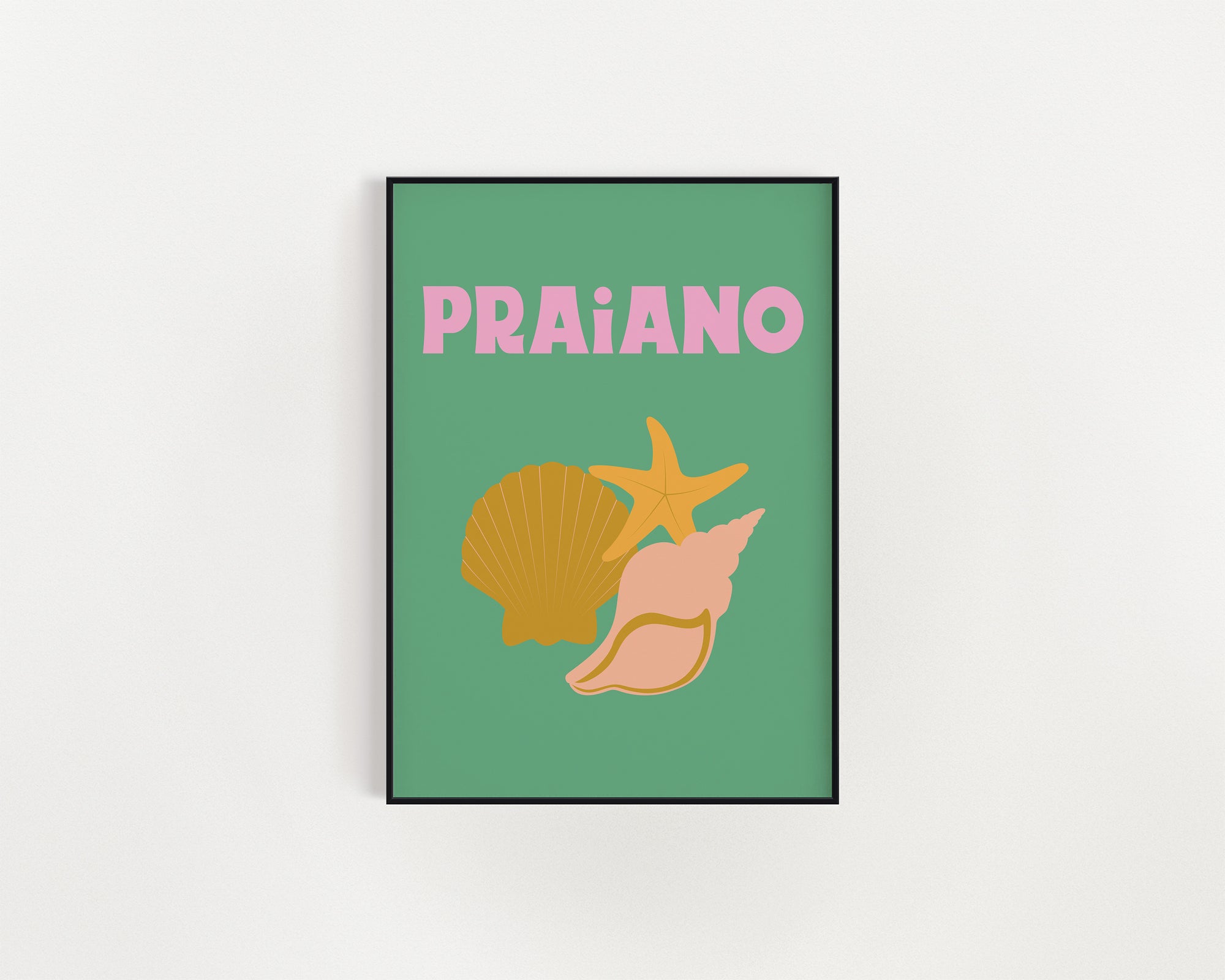 Praiano Print in Green