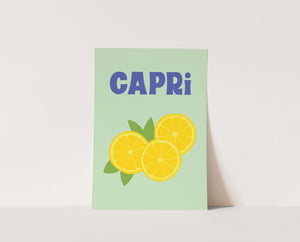 Capri Print in Mint